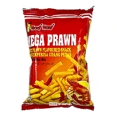 Кукурузные палочки со вкусом креветки и чили Mega Prawn HARI HARI, Малайзия, 60 г
