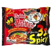 Лапша б/п экстремально острая со вкусом курицы 3xSpicy Samyang, Корея, 140 г