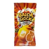 Карамель на палочке взрывная Апельсин и Освежающая содовая Popping Candy + Lollipop Baida Rock, Китай, 12 г