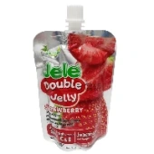 Желе с клубникой, мякотью кокоса, коллагеном, витамином С Double Jelly Jele, Таиланд, 125 г