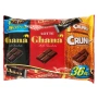Шоколадное ассорти (молочный, темный, хрустящий шоколад) Crunky Ghana Lotte, Япония, 134 г.