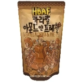 Миндаль со вкусом карамели и соленых претцелей Hbaf, Корея, 210 г