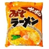 Лапша с бульоном из мисо-пасты Саппоро Мисо Рамен Sapporo Miso Ramen SUNAOSHI, Япония, 84 г.