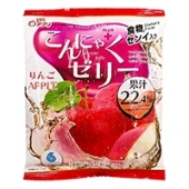 Желе конняку со вкусом яблока Yukiguni Aguri, Япония, 96 г (16 г*6шт)
