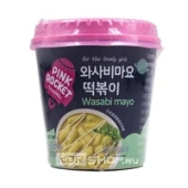 Токпокки со вкусом васаби и майонеза Pink Rocket, Корея, 120 г