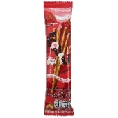 Бисквитные палочки с клубничной начинкой Toppo Thai Lotte (слим пачка), Таиланд, 11 г