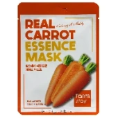 Тканевая маска с экстрактом моркови Real Carrot Essence Mask FarmStay, Корея, 23 мл