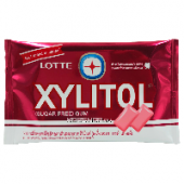 Жевательная резинка Клубника и Мята Xylitol Strawberry Mint Thai Lotte, Таиланд, 11,6 г