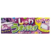 Жевательные конфеты со вкусом виноградной газировки Shuwa Umai - Chew Morinaga, Япония, 33,6 г