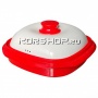 Сковорода гриль для микроволновой печи (квадратн.) Square Grill Pan Range Mate, Корея