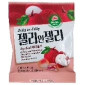 Мармелад с жидким центром Личи "Желе в желе" Jelly in Jelly Соджу/Seoju, Корея, 26 г