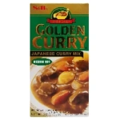 Среднеострый соус карри микс Golden Curry S and B S&amp;B, Япония, 92 г