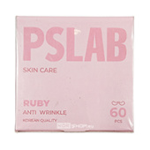 Гидрогелевые патчи антивозрастные с рубиновой пудрой и пептидами Hydrogel Eye Patches Anti Wrinkle Ruby PSLAB (60 шт.), Корея