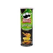 Чипсы со вкусом лимона и краба (острые) Pringles, Китай, 110 г
