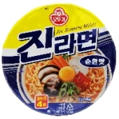 1 кор. Лапша б/п Джин Рамен среднеострая (Jin Ramen Mild) Ottogi, Корея, 110 г х 12 шт.