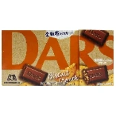 Молочный шоколад с начинкой из печенья Dars Morinaga, Япония, 38,7 г
