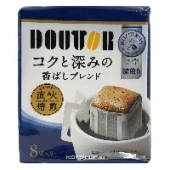 Молотый кофе глубокой обжарки Стронг Роаст Doutor (дрип-пакеты), Япония, 56 г