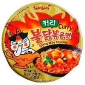 Лапша со вкусом курицы карри Samyang, Корея, 105 г