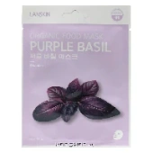 Тканевая маска для лица с базиликом Lanskin, Корея, 21 г