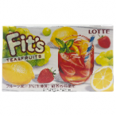 Жевательная резинка со вкусом фруктового чая Fit's Lotte, Япония, 24 г