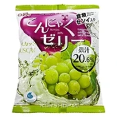 Желе конняку со вкусом муската Yukiguni Aguri, Япония, 96 г (16 г*6шт)