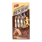 Печенье бисквитное хрустящее с шоколадной начинкой Crisp Angle Chun Fu, Китай, 22 г