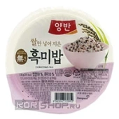 Рис быстрого приготовления черный Dongwon, Корея, 130 г