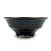 Тарелка для супа рамен Чёрная Tenmoku Kaneshotoki, Япония, 21,2 x 9,2 см