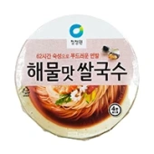 Рисовая лапша б/п острая со вкусом морепродуктов Rice Noodle With Seafood Daesang, Корея, 92 г
