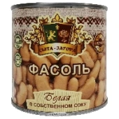 Консервированная белая фасоль в собственном соку &quot;Сыта-Загора&quot;, 425 мл