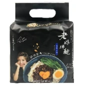 Мамина лапша Шиитаке Джиджанг Shiitake Zhajlang Mom's Dry Noodle, Тайвань, 472 г.