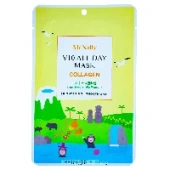 Тканевая маска для лица с коллагеном V10 All Day MCNally, Корея, 25 мл