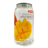 Напиток газированный яблочно-манговый Sparkling Apple Mango OKF, Корея, 350 мл