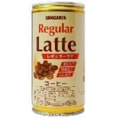 Кофейный напиток с молоком и сахаром Sangaria Regular Latte, Япония, 190 мл