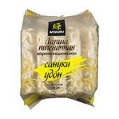Варено-мороженая пшеничная лапша Удон Midori, Китай, 1250 г (5 шт. х 250 г)