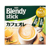 Кофейный напиток с молоком и сахаром Blendy Stick AGF, Япония, 24*8,8 г