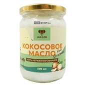 Кокосовое масло 100% нерафинированное Lan-Lon, Шри-Ланка, 500 мл Кокосовое масло 100% нерафинированное Lan-Lon, Шри-Ланка, 500 мл