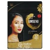 Патчи с экстрактом женьшеня для области под глазами Asia Kiss, Корея
