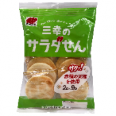 Рисовые снэки со вкусом салата Sanko Seika, Япония, 103,4 г