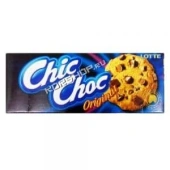 Песочное печенье с кусочками шоколада Чик Чок/Chic Choc Lotte, Корея, 90 г