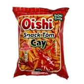Чипсы острые со вкусом креветки Oishi, Вьетнам, 32 г