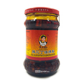 Острый соус с кольраби и арахисом Laoganma, Китай, 210 г