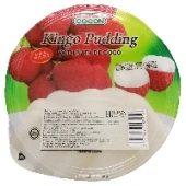 Пудинг с натуральными фруктами Личи Kingo Cocon, Малайзия, 420 г