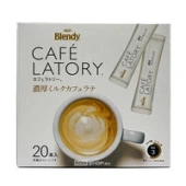 Кофе растворимый  с молоком и сахаром Латори Латте Latory Latte Blendy AGF, Япония, 210 г (10,5 г * 20шт)