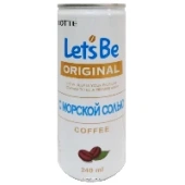 Кофейный напиток с морской солью Летс Би Let's Be Lotte, Корея, 240 мл