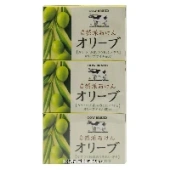 Туалетное мыло с оливковым маслом Natural Soap Cow Brand, Япония, (3 шт.х100 г) 300 г