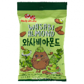 Миндаль в глазури со вкусом васаби Wasabi Almond, Корея, 30 г