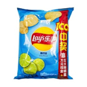 Чипсы со вкусом лайма Lay's, Китай, 70 г
