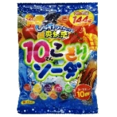Содовая фруктовая карамель 10 вкусов Ribon, Япония, 144 г