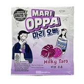Растворимый напиток для приготовления молочного коктейля со вкусом таро Milky Taro Mari Oppa, Индонезия, 20 г